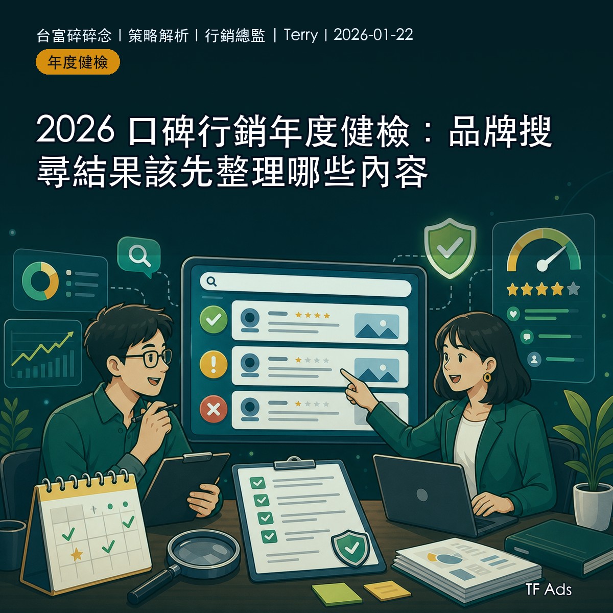 2026 口碑行銷年度健檢：品牌搜尋結果該先整理哪些內容