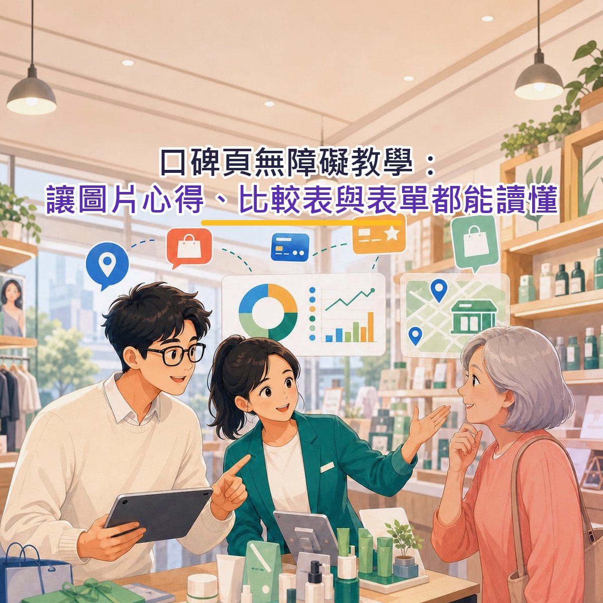 口碑頁無障礙教學：讓圖片心得、比較表與表單都能讀懂