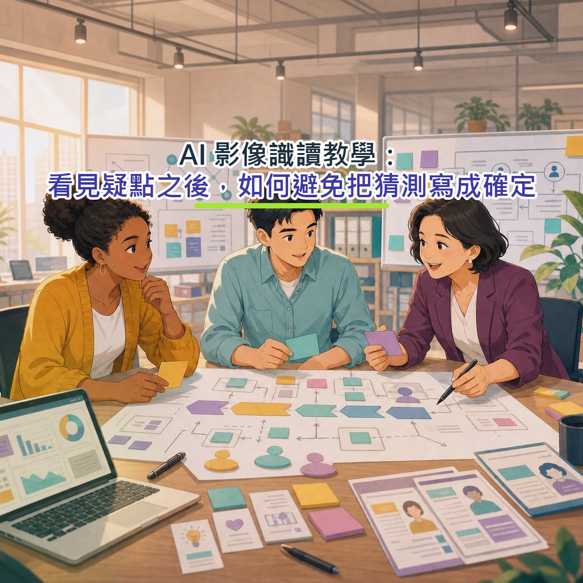 AI 影像識讀教學：看見疑點之後，如何避免把猜測寫成確定