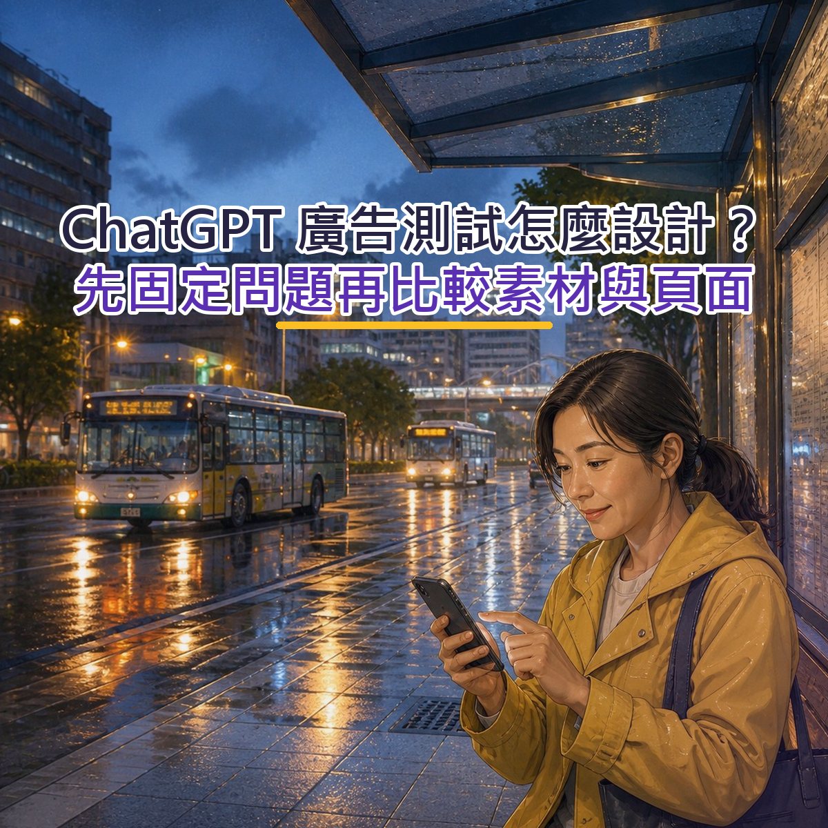 ChatGPT 廣告測試怎麼設計？先固定問題再比較素材與頁面