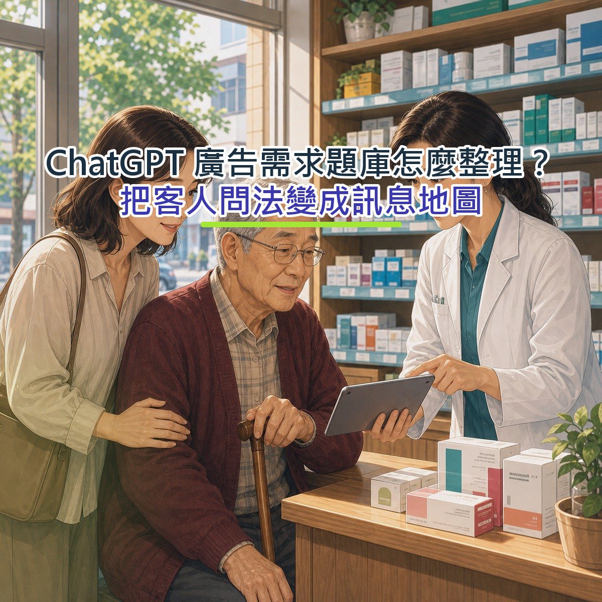 ChatGPT 廣告需求題庫怎麼整理？把客人問法變成訊息地圖