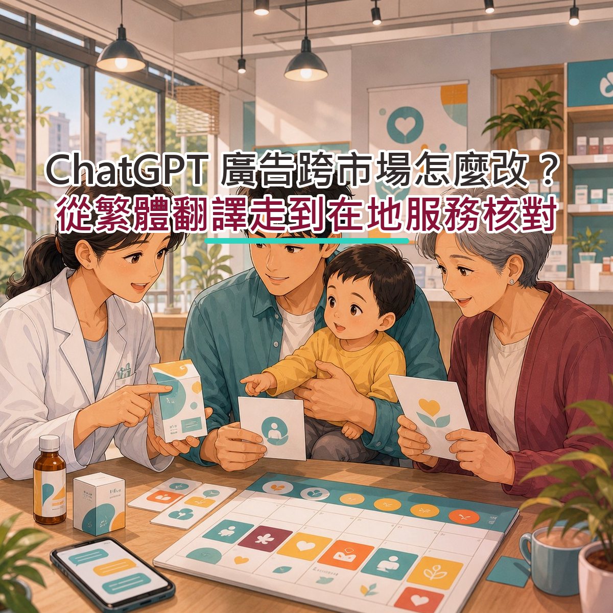ChatGPT 廣告跨市場怎麼改？從繁體翻譯走到在地服務核對
