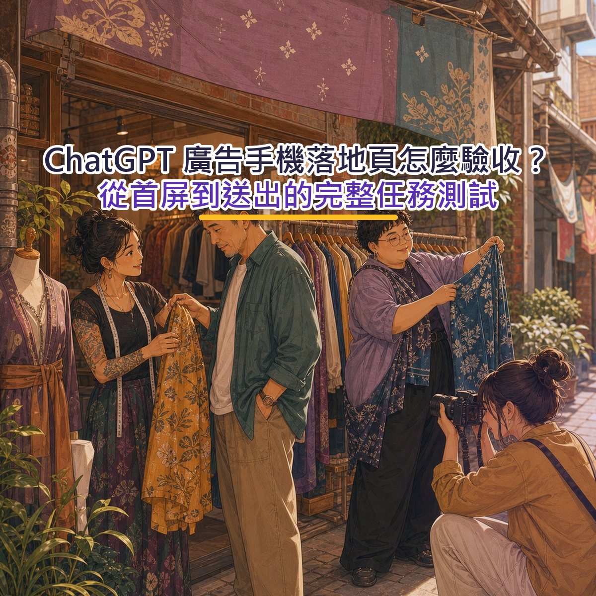 ChatGPT 廣告手機落地頁怎麼驗收？從首屏到送出的完整任務測試