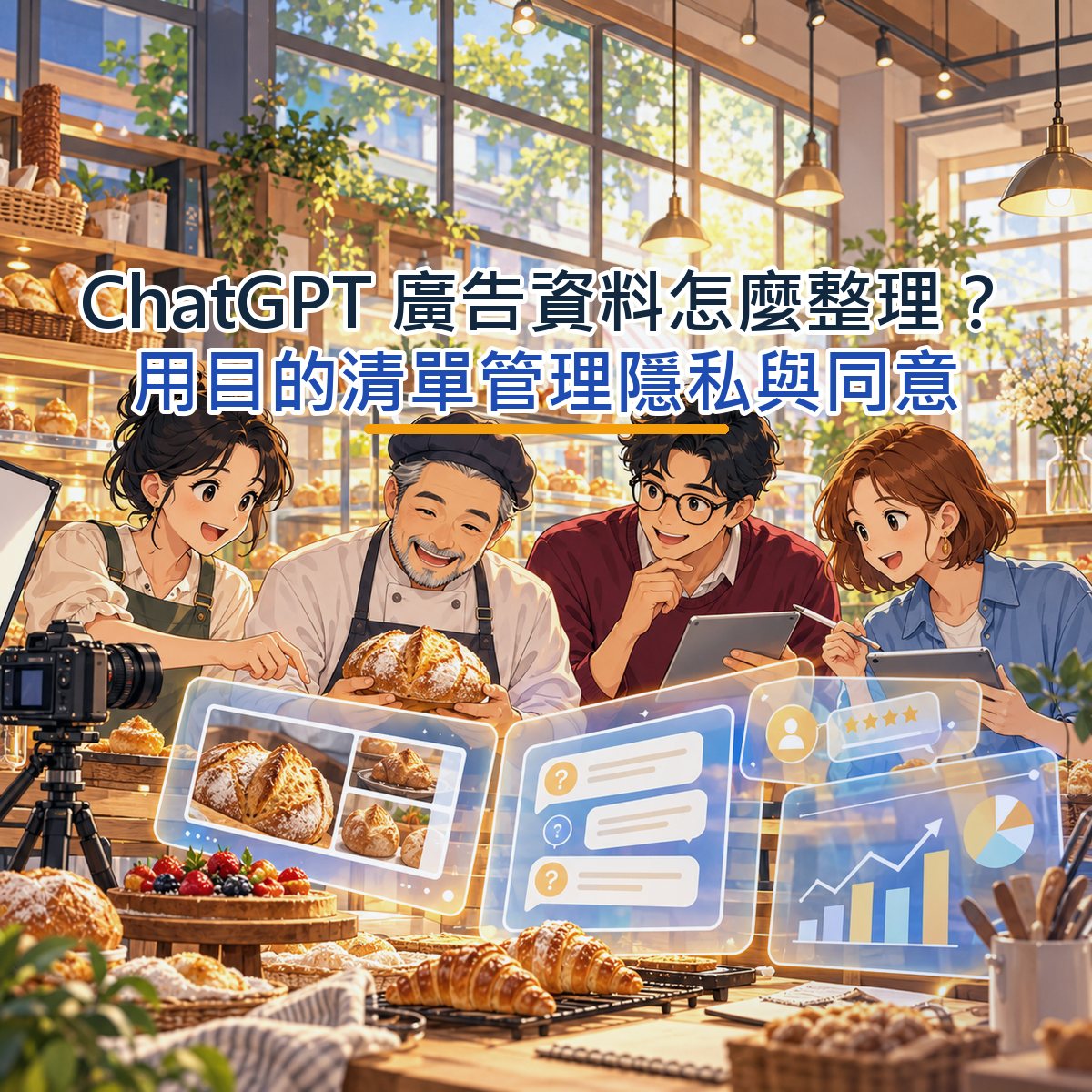 ChatGPT 廣告資料怎麼整理？用目的清單管理隱私與同意