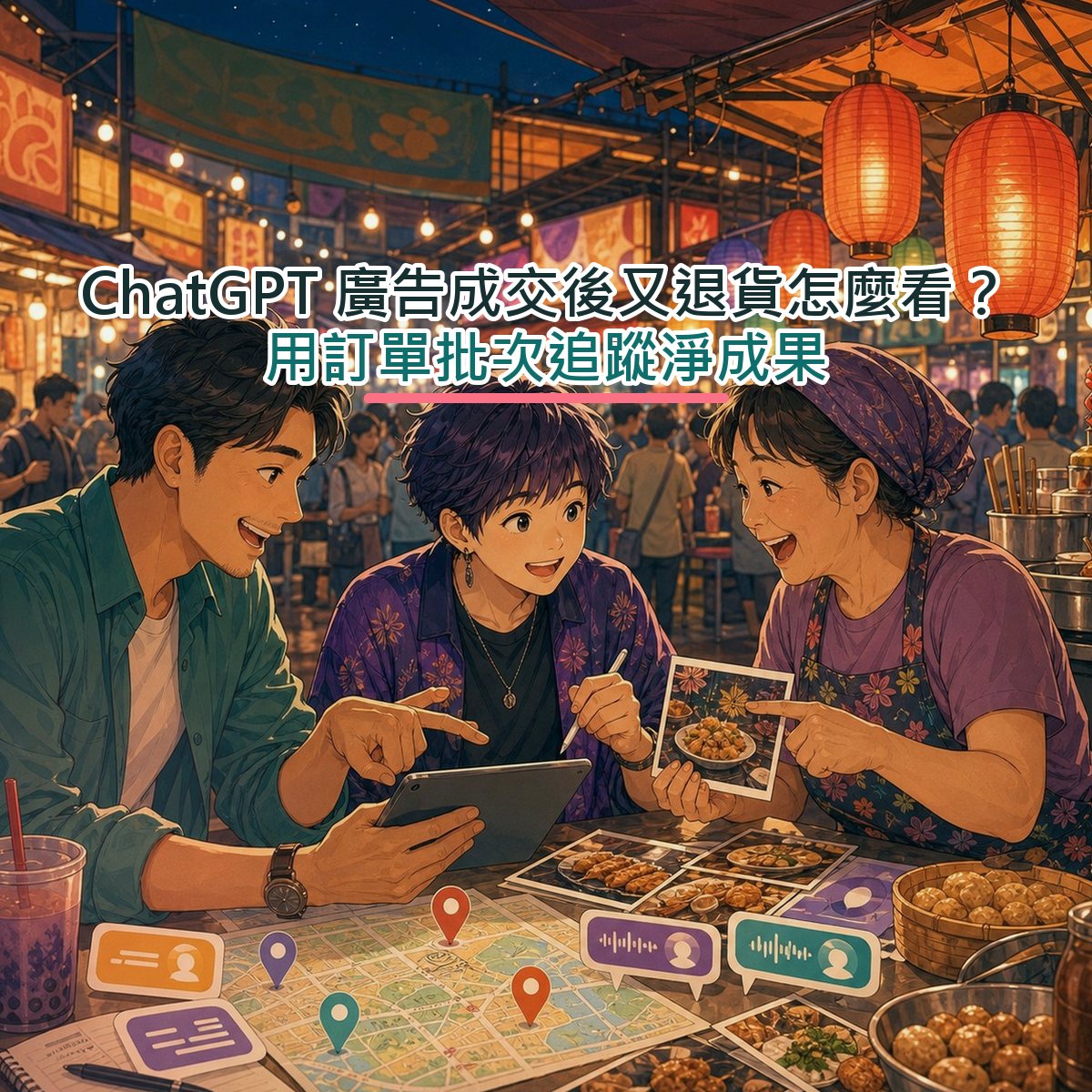 ChatGPT 廣告成交後又退貨怎麼看？用訂單批次追蹤淨成果