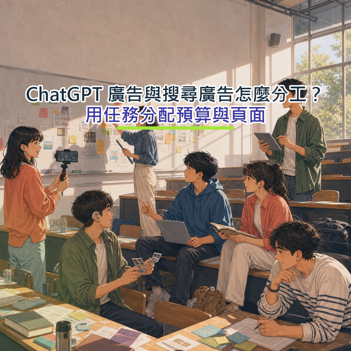 ChatGPT 廣告與搜尋廣告怎麼分工？用任務分配預算與頁面