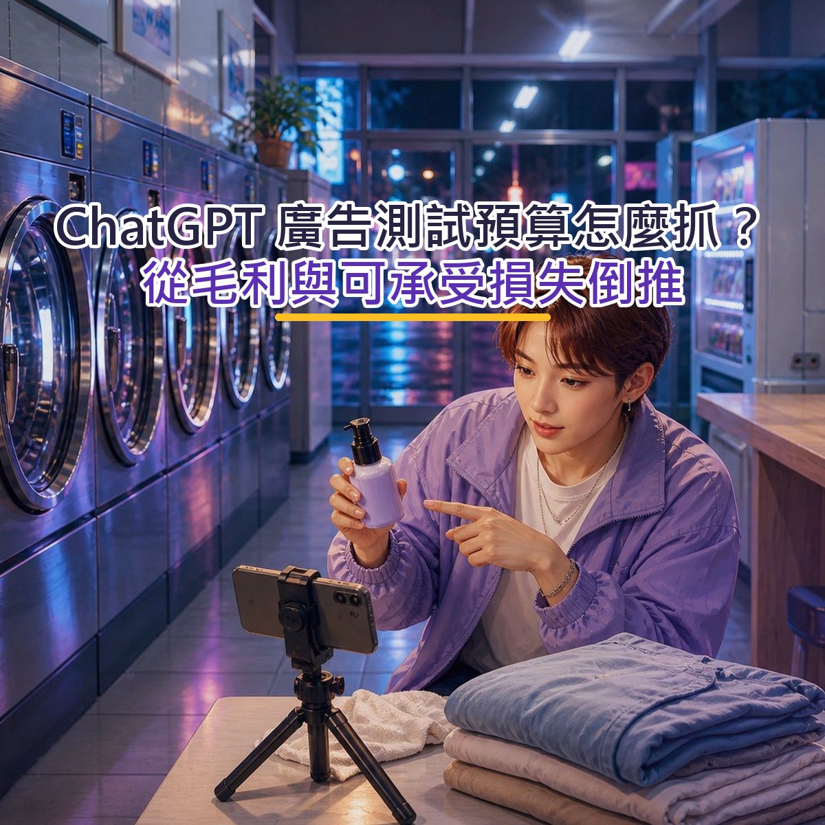 ChatGPT 廣告測試預算怎麼抓？從毛利與可承受損失倒推