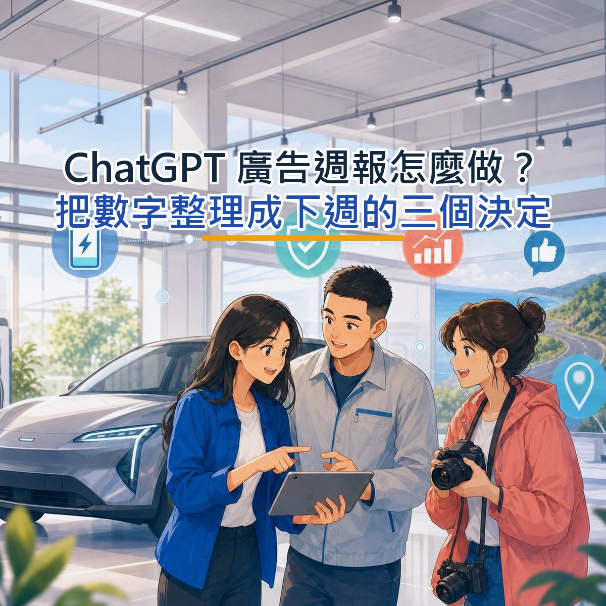 ChatGPT 廣告週報怎麼做？把數字整理成下週的三個決定