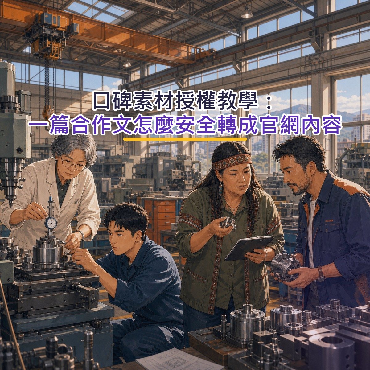 口碑素材授權教學：一篇合作文怎麼安全轉成官網內容