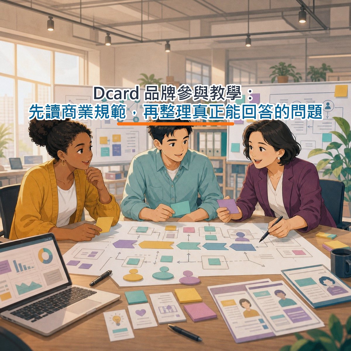 Dcard 品牌參與教學：先讀商業規範，再整理真正能回答的問題