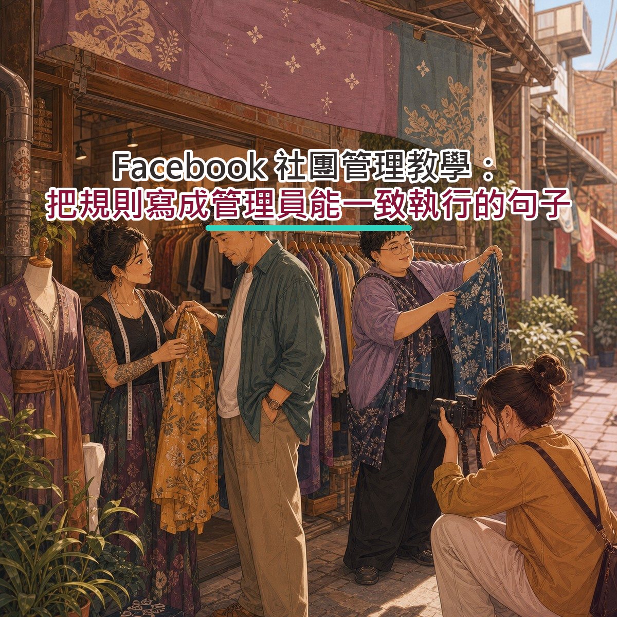 Facebook 社團管理教學：把規則寫成管理員能一致執行的句子
