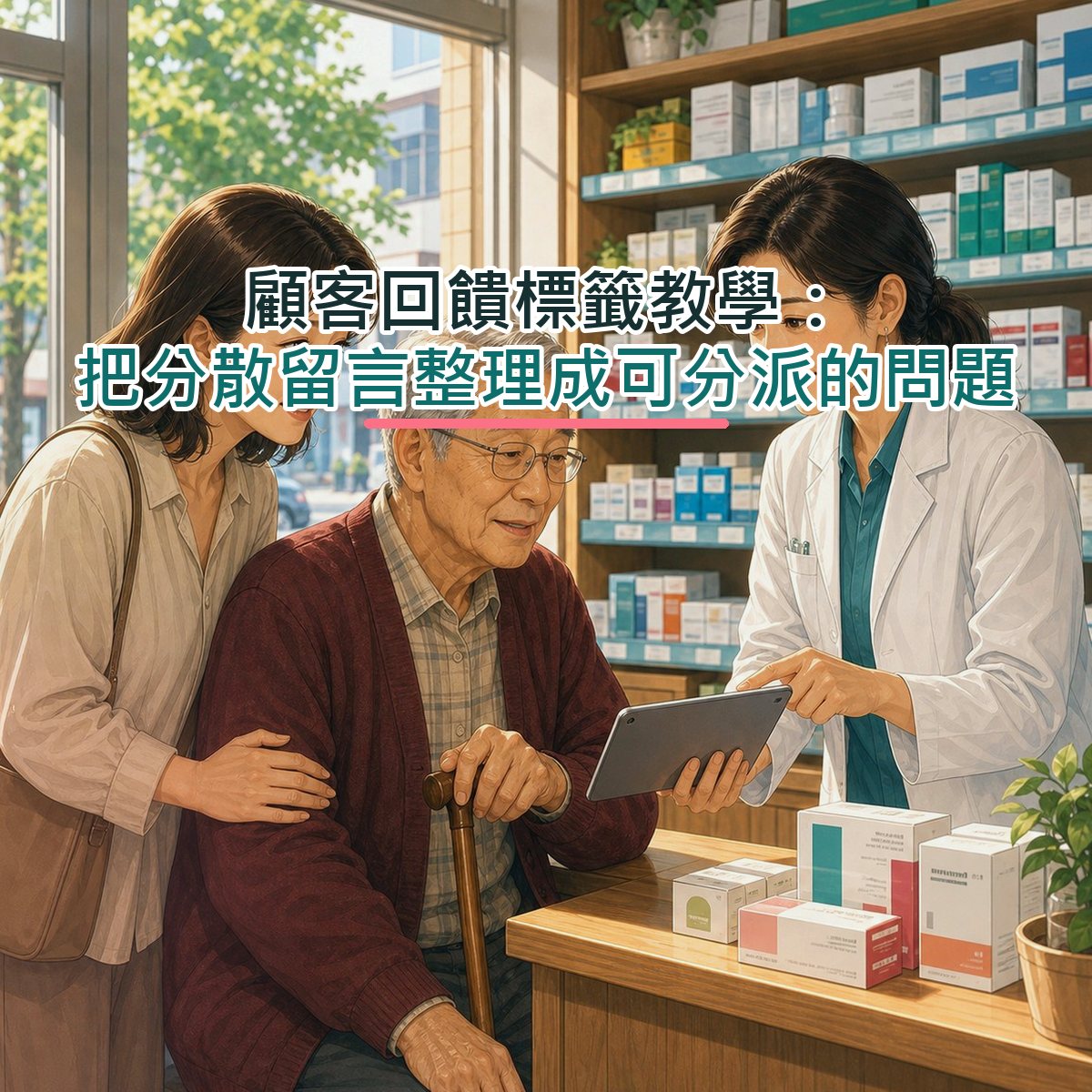 顧客回饋標籤教學：把分散留言整理成可分派的問題