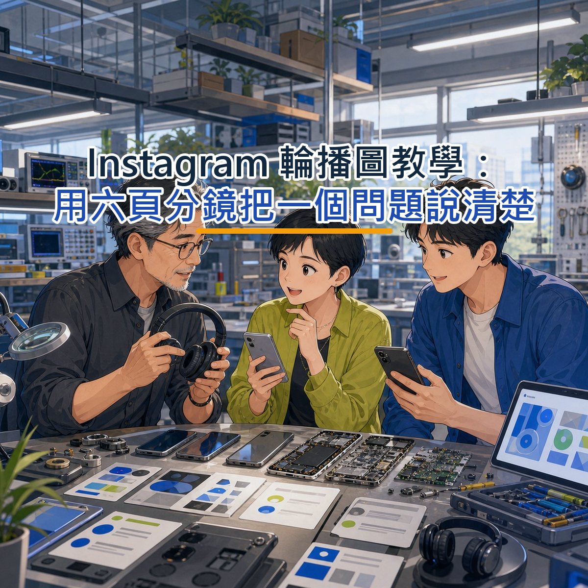 Instagram 輪播圖教學：用六頁分鏡把一個問題說清楚