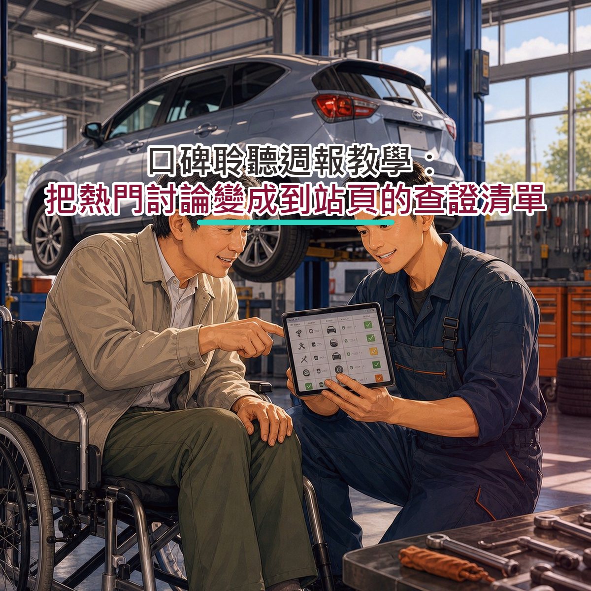口碑聆聽週報教學：把熱門討論變成到站頁的查證清單