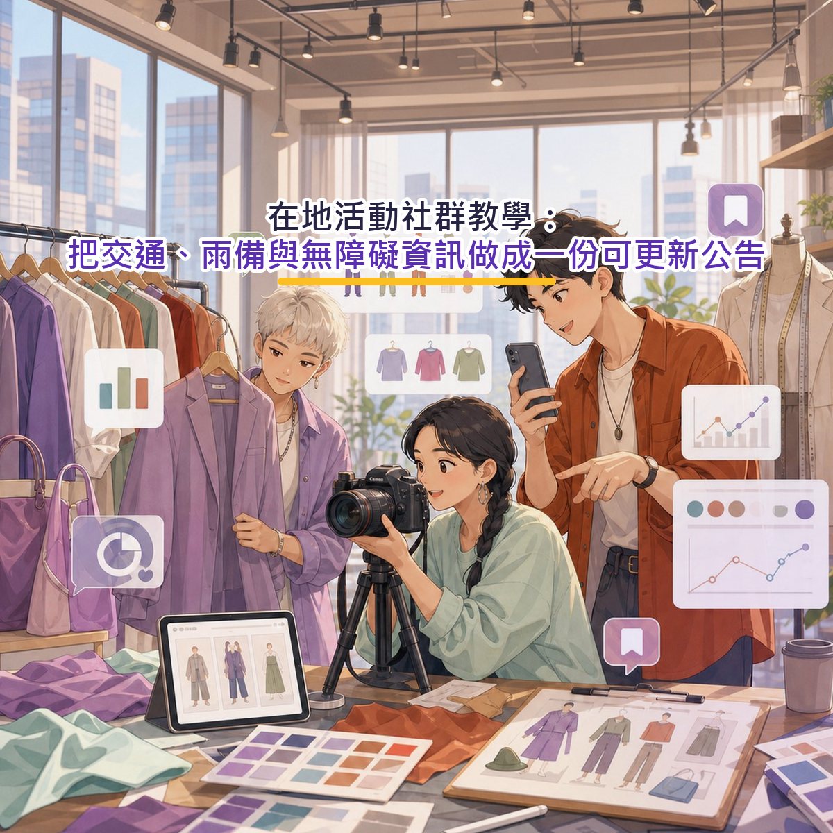 在地活動社群教學：把交通、雨備與無障礙資訊做成一份可更新公告