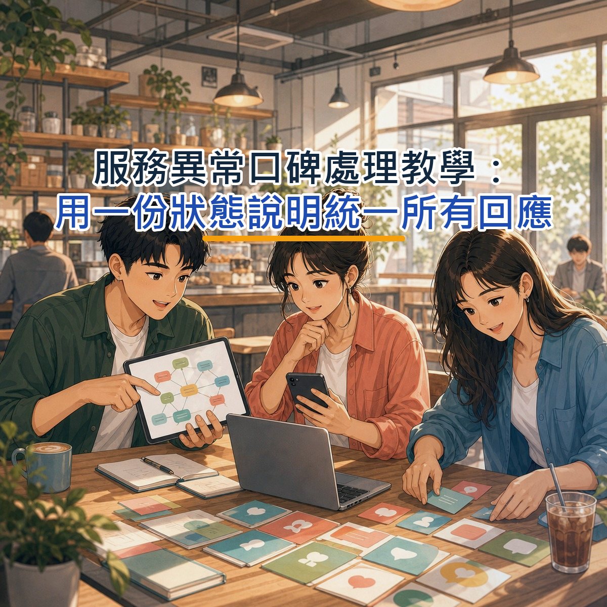 服務異常口碑處理教學：用一份狀態說明統一所有回應