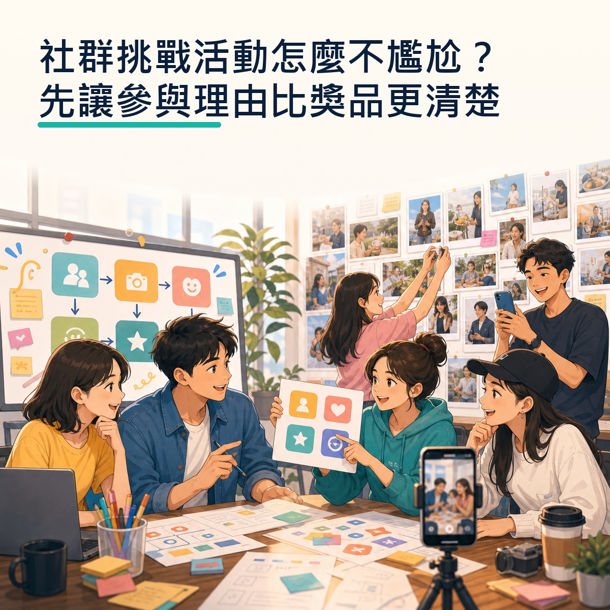 社群挑戰活動怎麼不尷尬？先讓參與理由比獎品更清楚