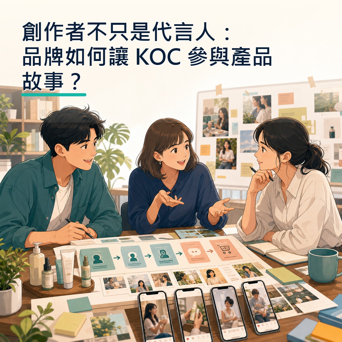 創作者不只是代言人：品牌如何讓 KOC 參與產品故事？