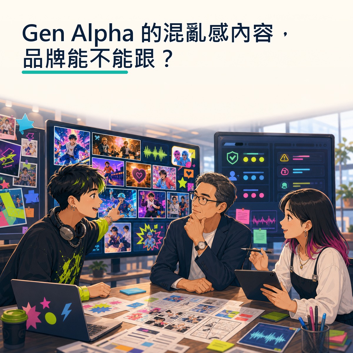 Gen Alpha 的混亂感內容，品牌能不能跟？