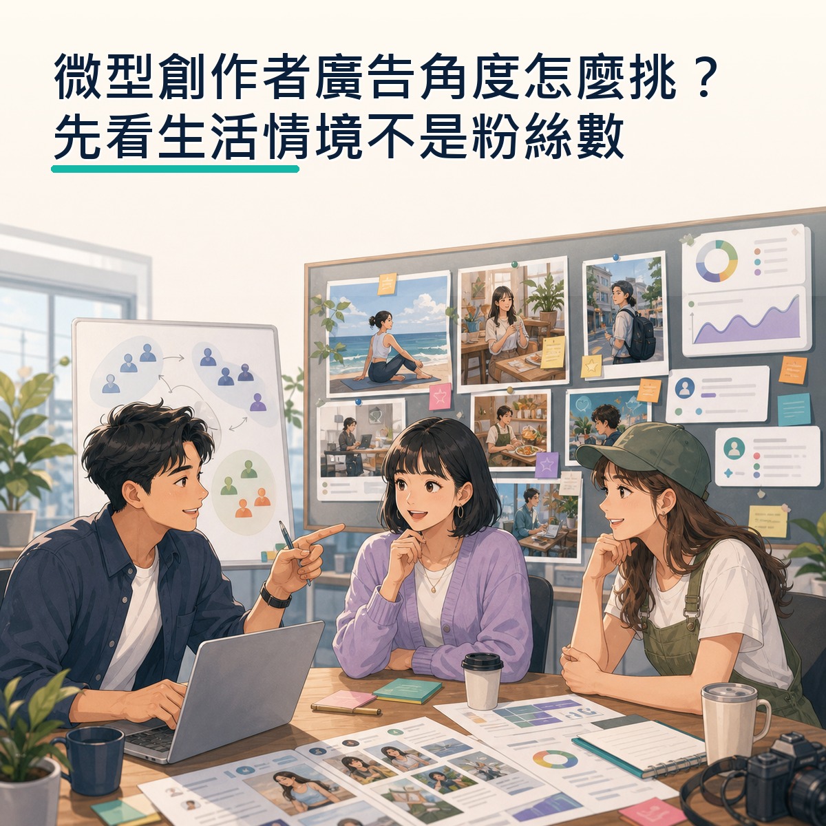 微型創作者廣告角度怎麼挑？先看生活情境不是粉絲數