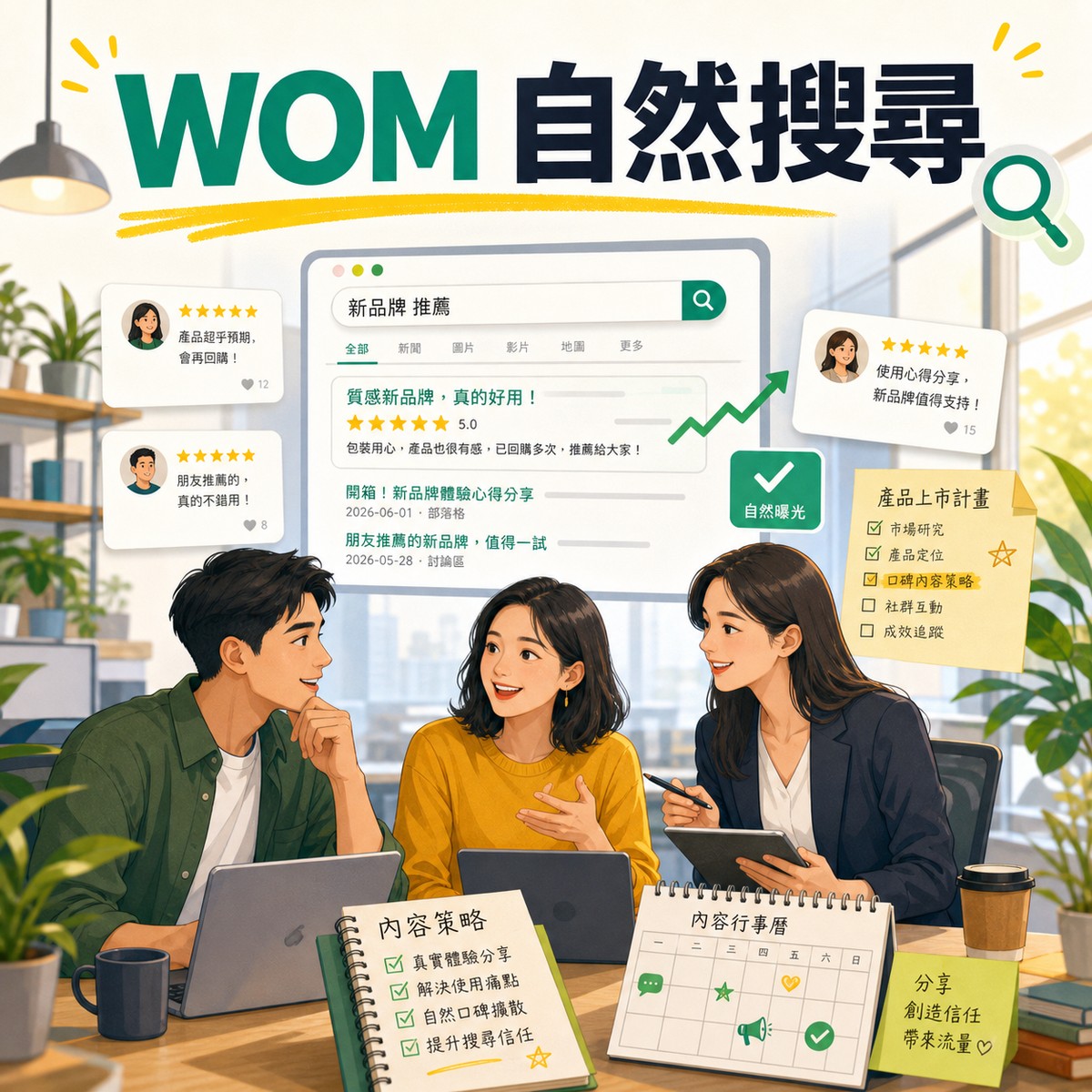 案例拆解：新品牌如何用 WOM 內容打開第一批自然搜尋