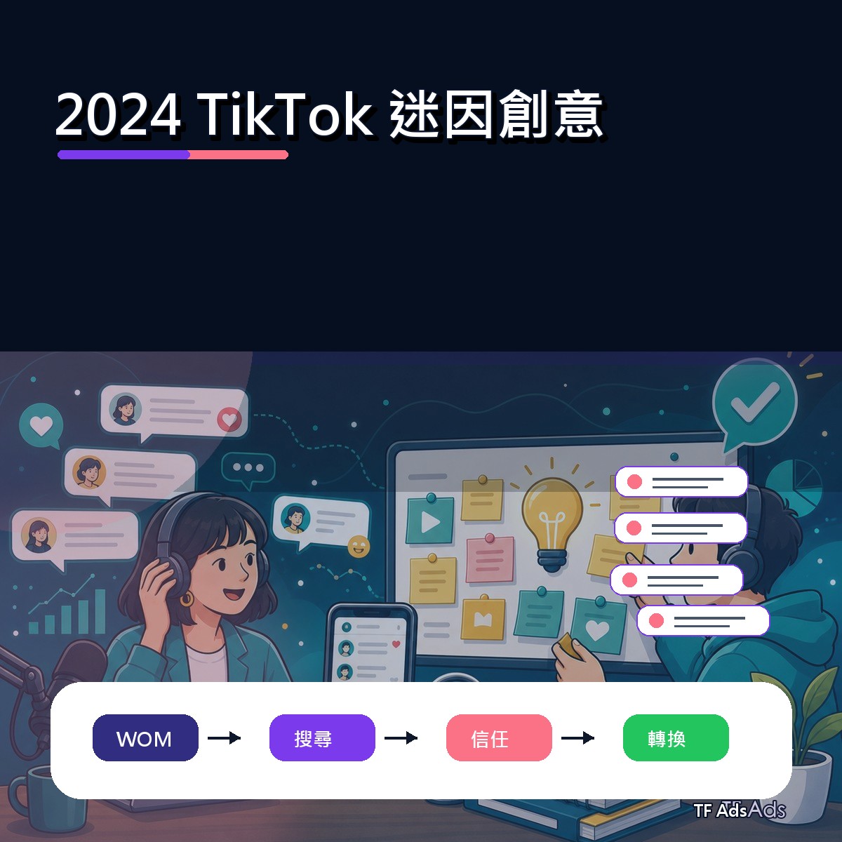 TikTok 在 2024 為什麼紅：迷因創意給品牌的啟示