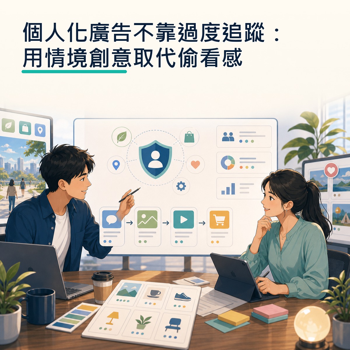 個人化廣告不靠過度追蹤：用情境創意取代偷看感