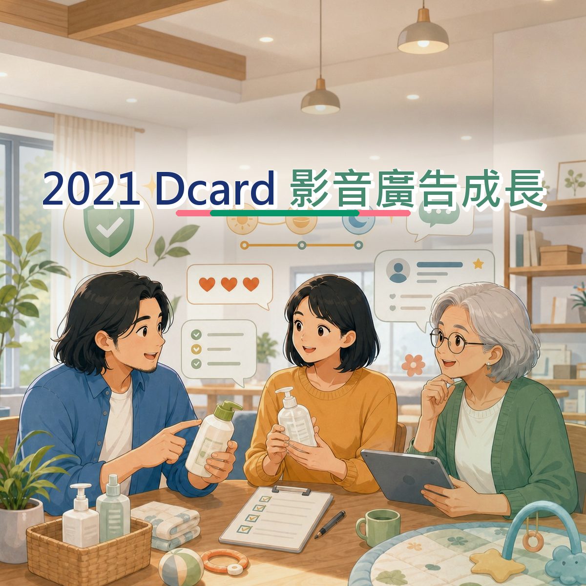 2021 Dcard 內容企劃怎麼寫？母嬰家庭影音廣告成長拆解｜成效指標