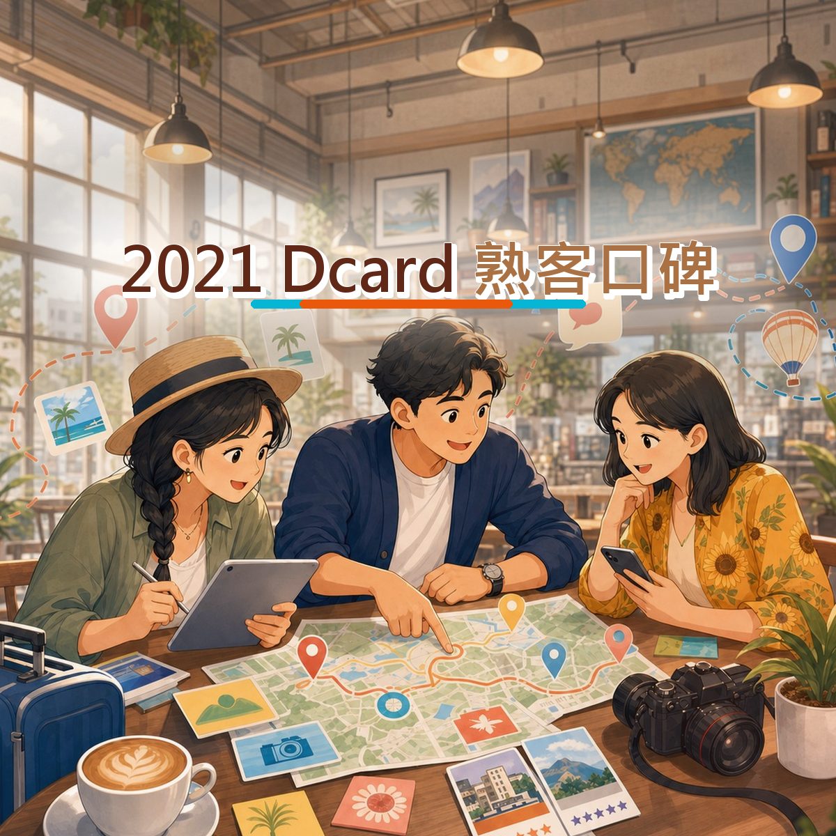 2021 旅遊住宿熟客口碑指南：Dcard 從看見到行動｜搜尋承接