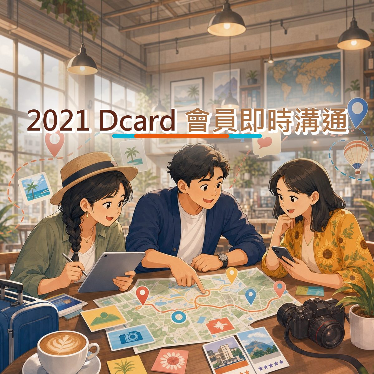 2021 旅遊住宿會員即時溝通指南：Dcard 從看見到行動｜創作者合作
