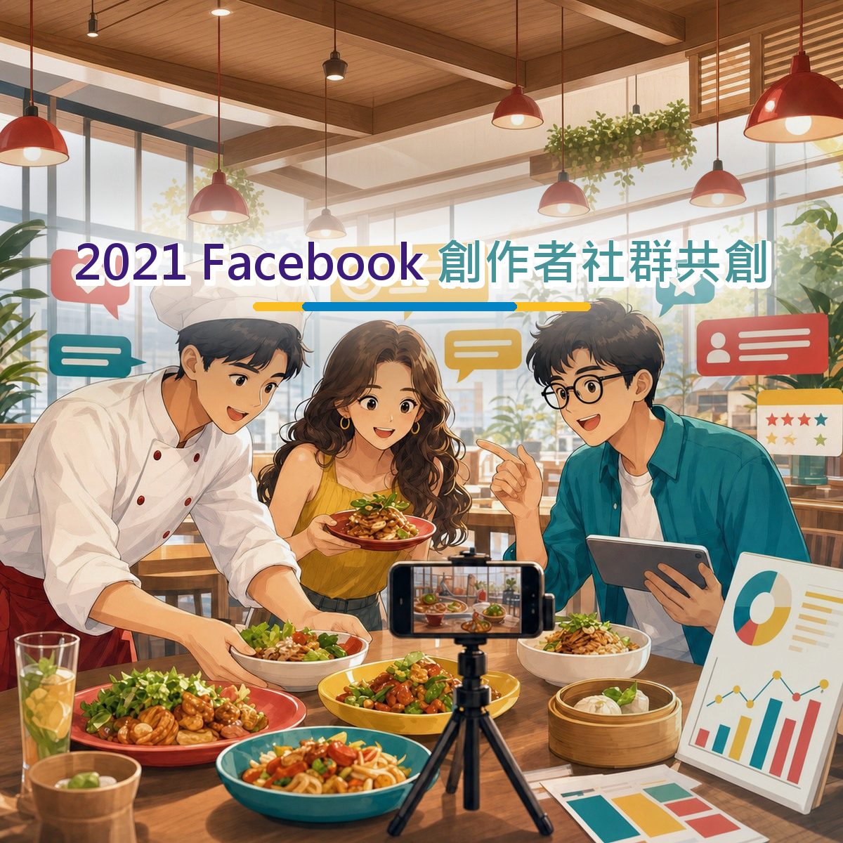 2021 Facebook 口碑企劃：用品牌安全接住餐飲食品消費者｜創作者社群共創