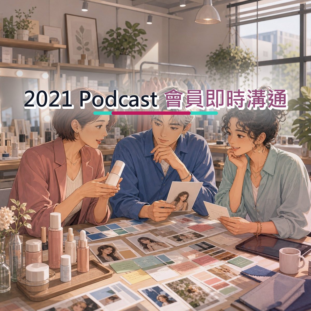 2021 美妝保養口碑廣告：Podcast 的留言劇本信任訊號｜會員即時溝通