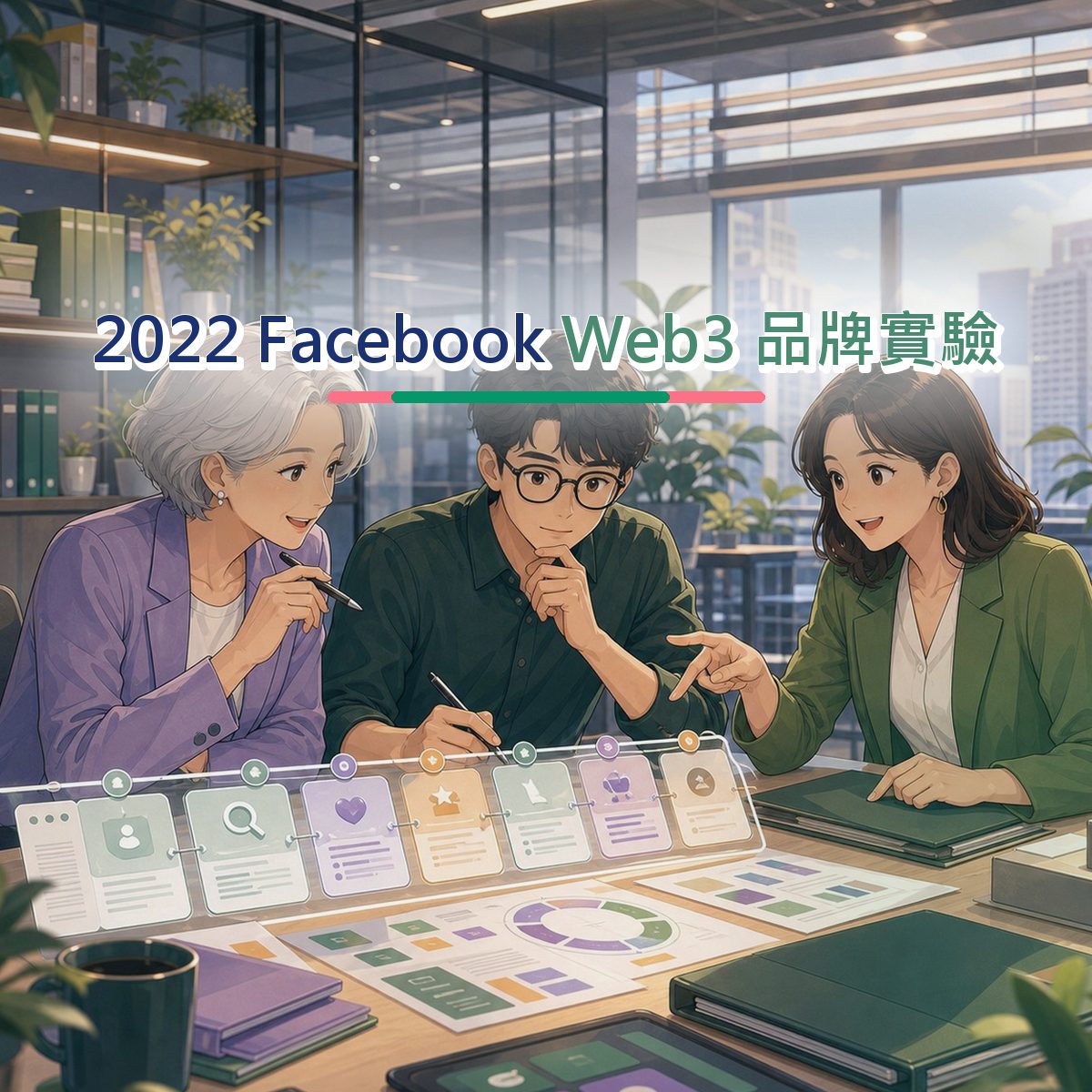 2022 Facebook 內容企劃怎麼寫？教育學習Web3 品牌實驗拆解｜品牌人格