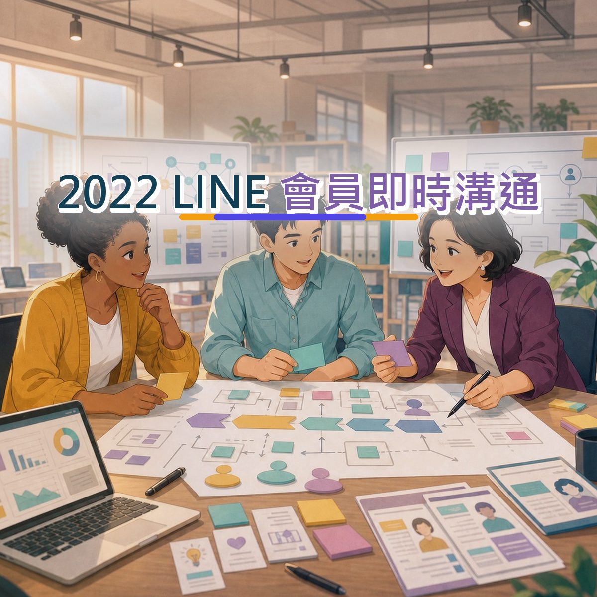 2022 B2B 服務會員即時溝通指南：LINE 從看見到行動｜口碑月報