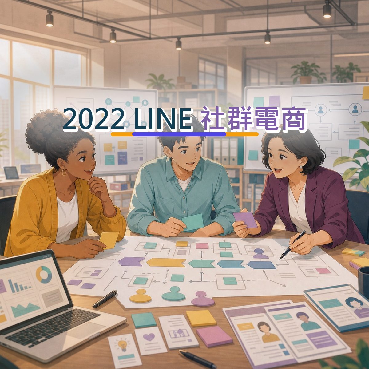 2022 B2B 服務社群電商指南：LINE 從看見到行動｜新品暖機