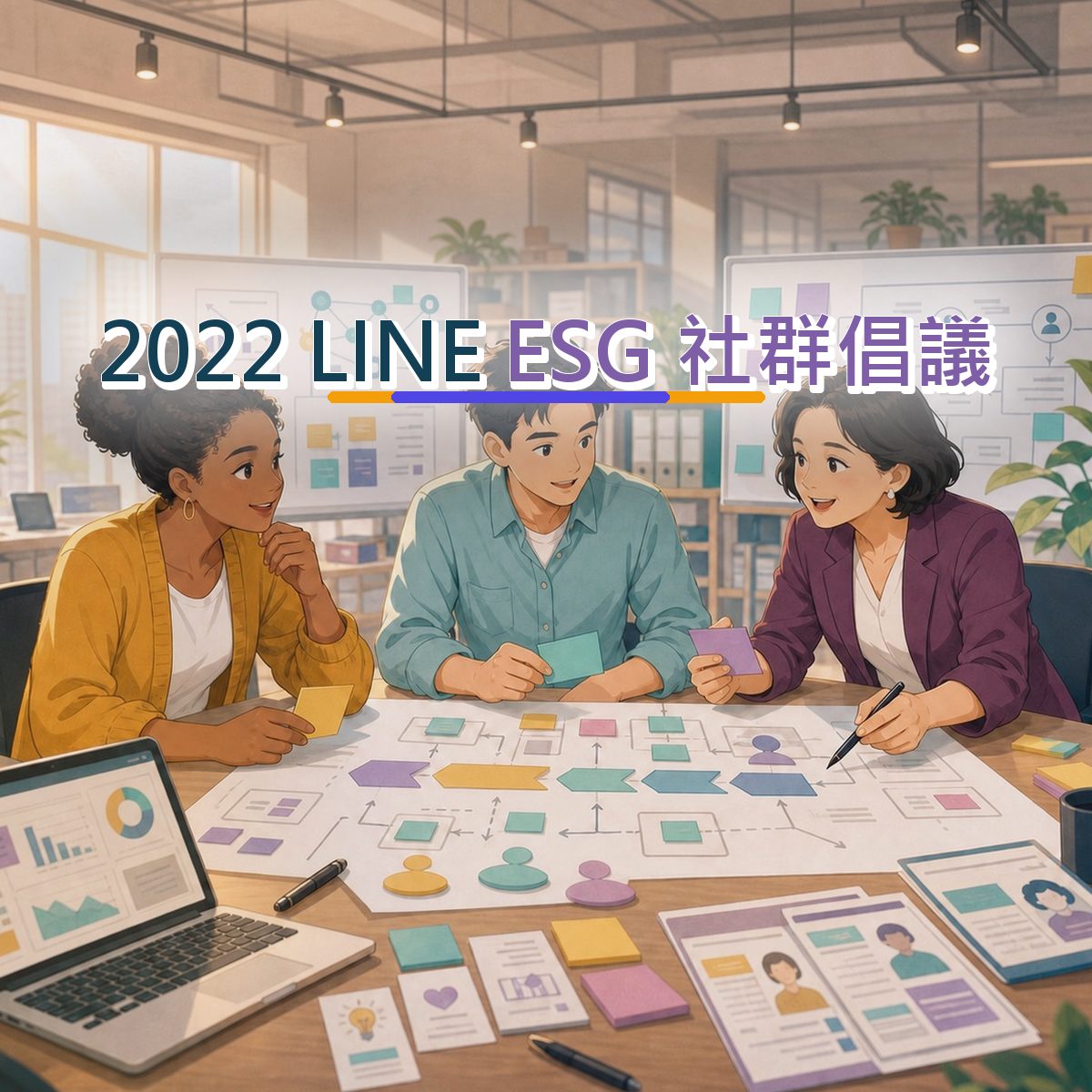 2022 LINE 口碑企劃：用成效指標接住B2B 服務消費者｜ESG 社群倡議