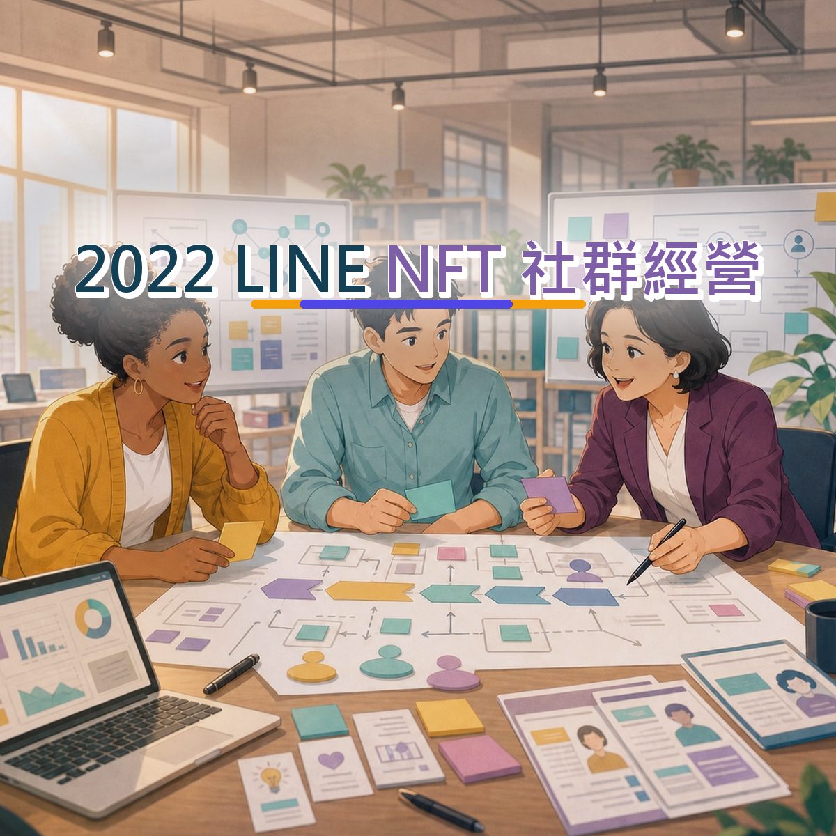 2022 LINE 內容企劃怎麼寫？B2B 服務NFT 社群經營拆解｜前三秒鉤子
