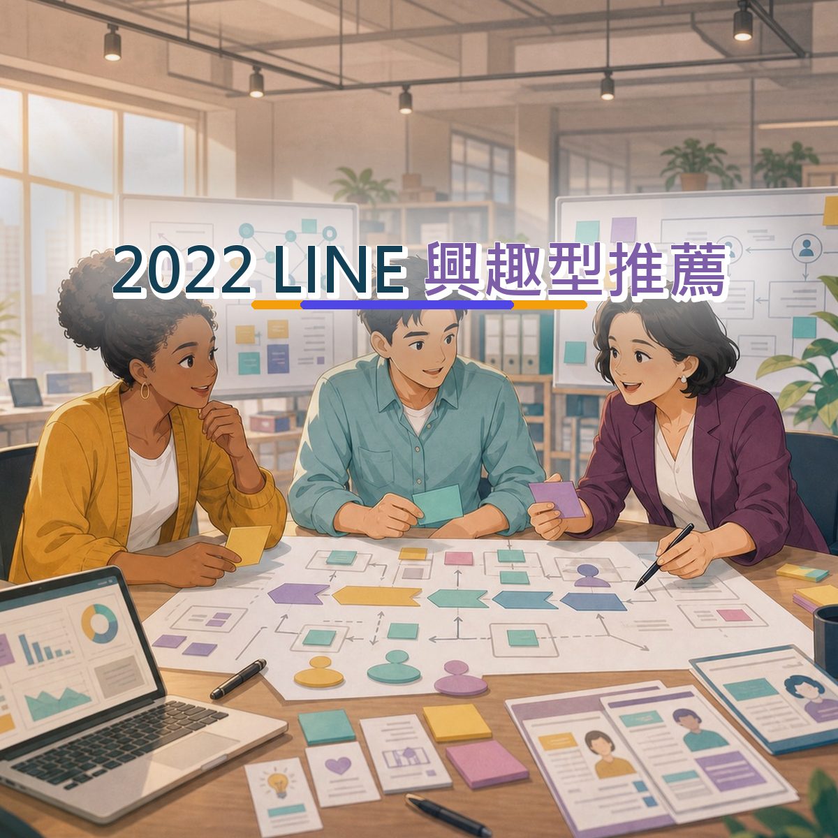 2022 LINE 內容企劃怎麼寫？B2B 服務興趣型推薦拆解｜留言劇本