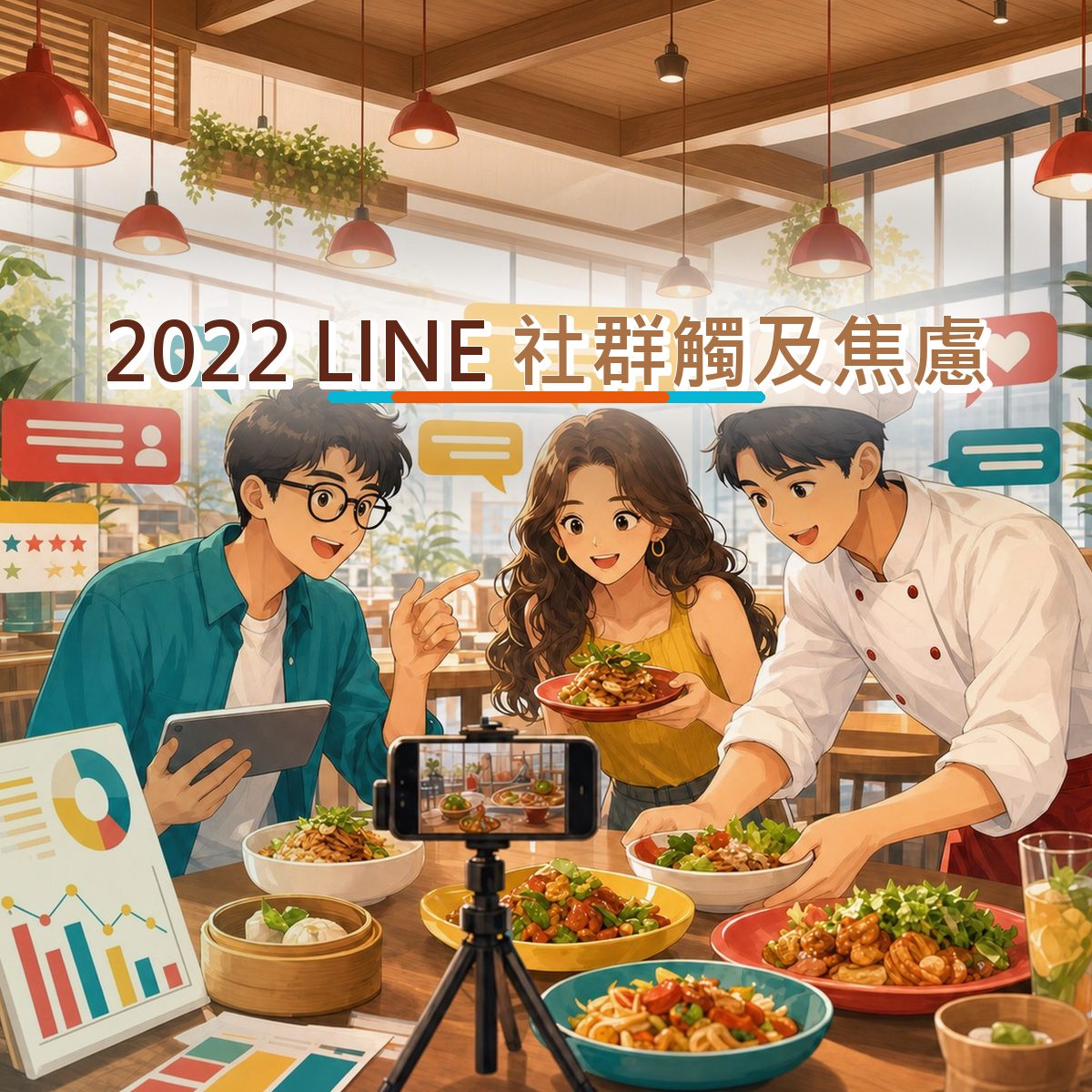 2022 餐飲食品社群觸及焦慮指南：LINE 從看見到行動｜搜尋承接