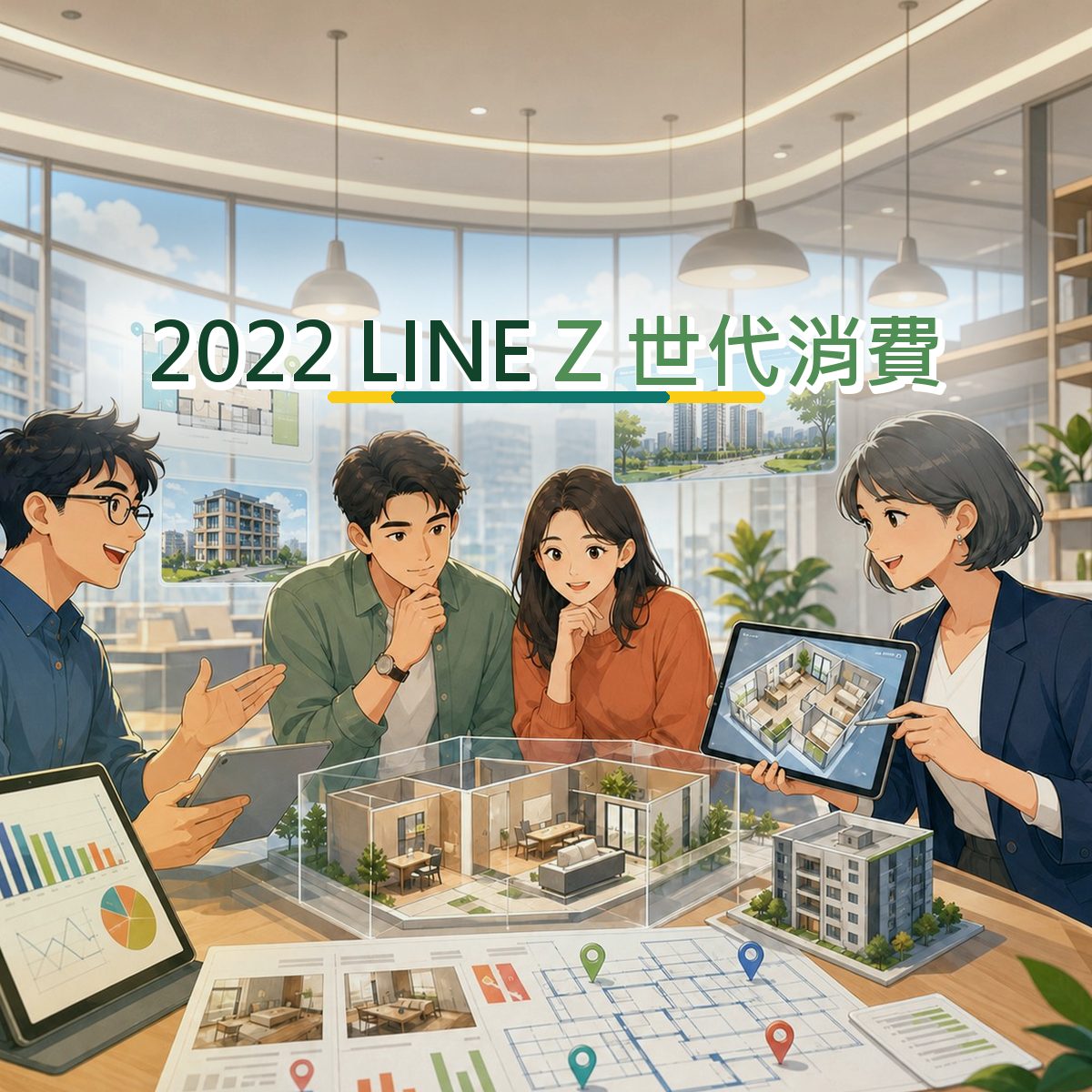 2022 LINE 內容企劃怎麼寫？房產居家Z 世代消費拆解｜圈層語言
