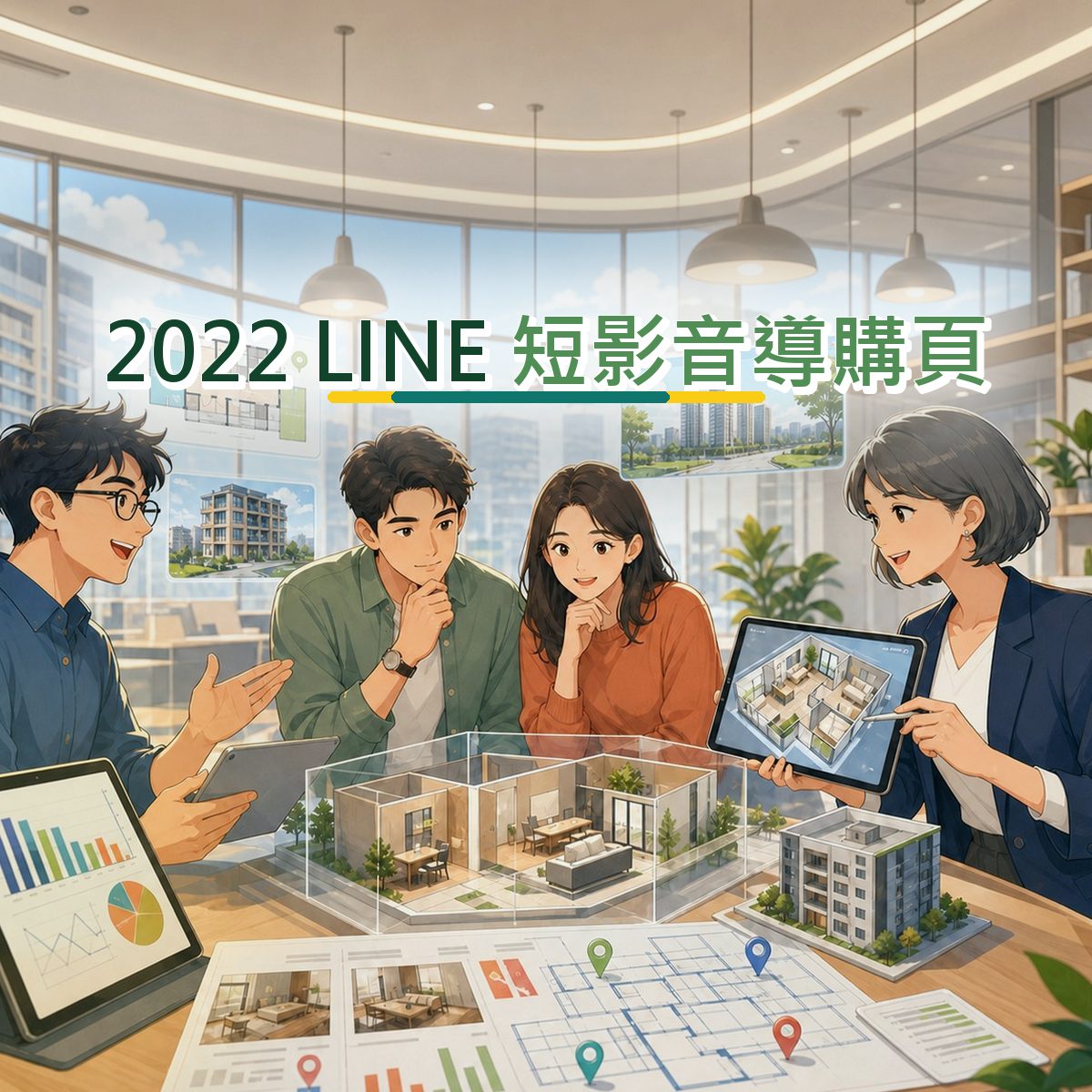 2022 LINE 行銷：房產居家短影音導購頁怎麼做？｜創作者合作