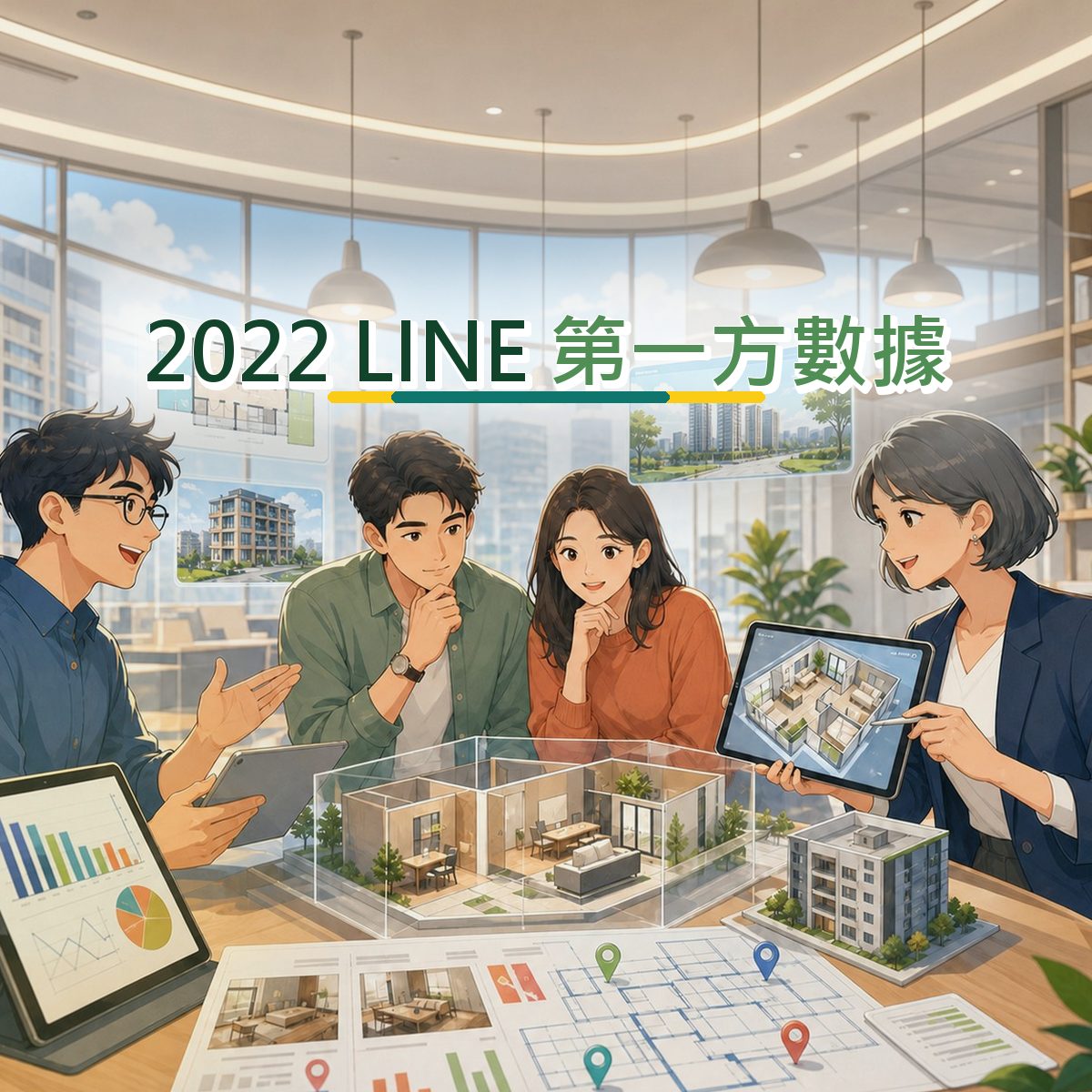 2022 LINE 上的房產居家決策路徑：第一方數據執行清單｜KOC 種草