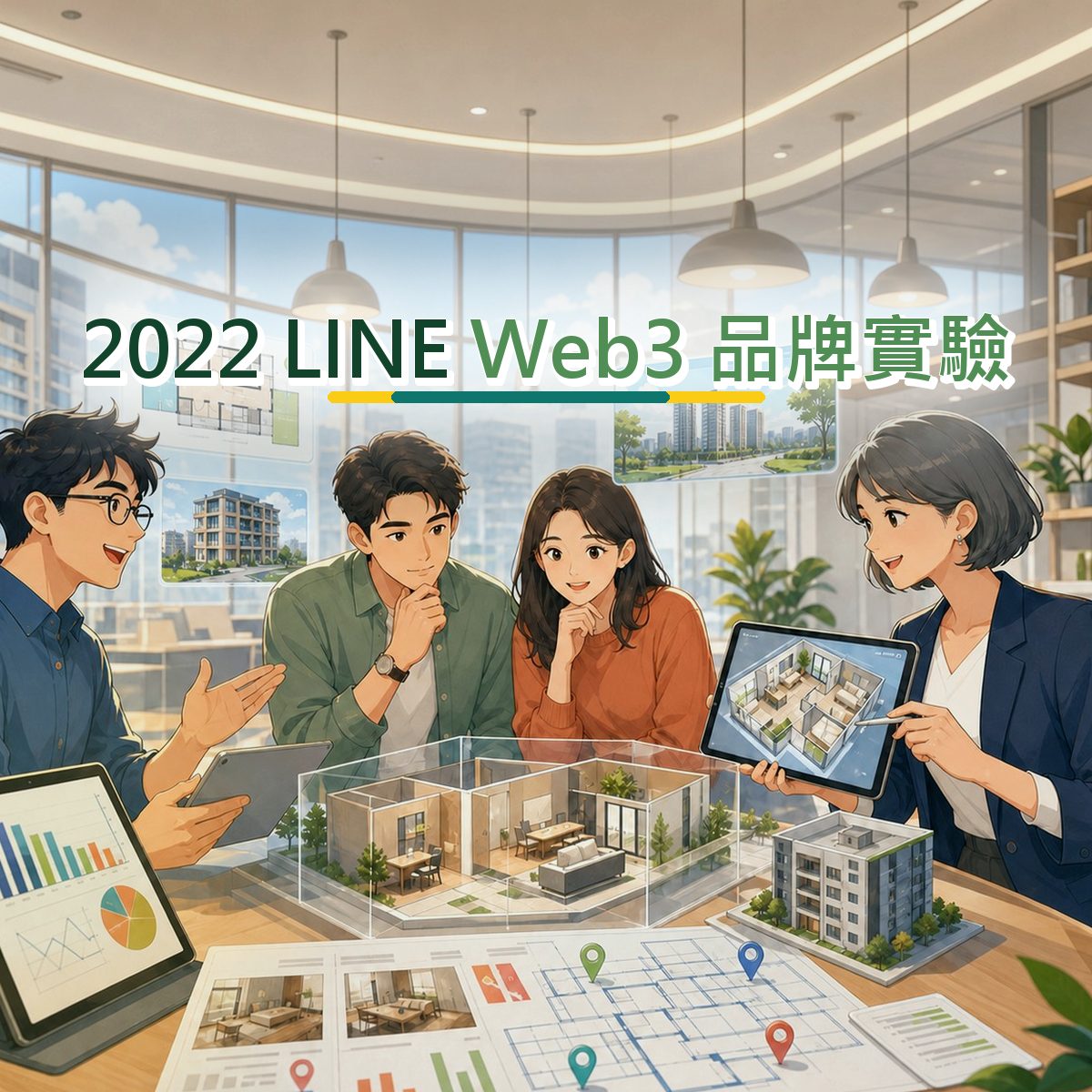 2022 LINE 上的房產居家決策路徑：Web3 品牌實驗執行清單｜品牌人格