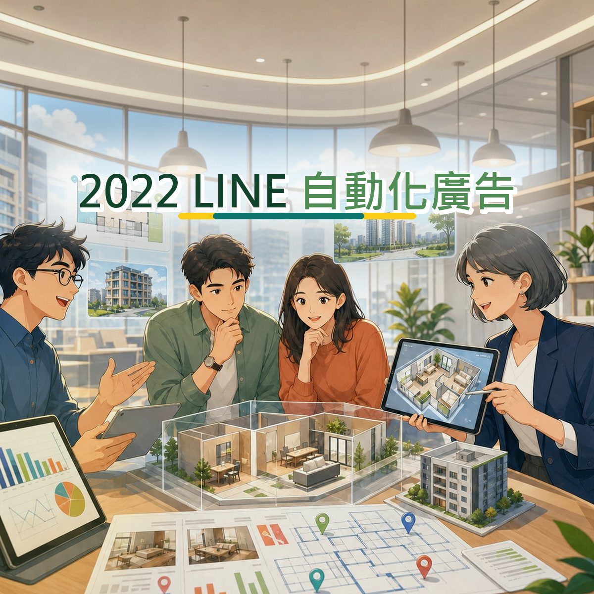 2022 LINE 口碑企劃：用短影音節奏接住房產居家消費者｜自動化廣告