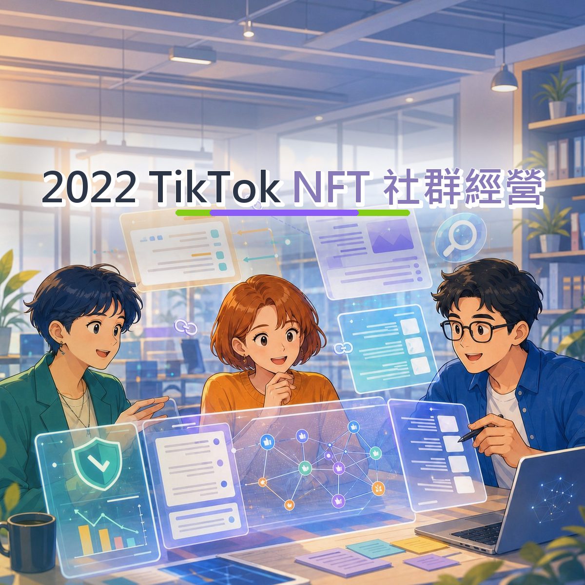 2022 NFT 社群經營不是追流行：TikTok 的金融服務內容方法｜短影音節奏