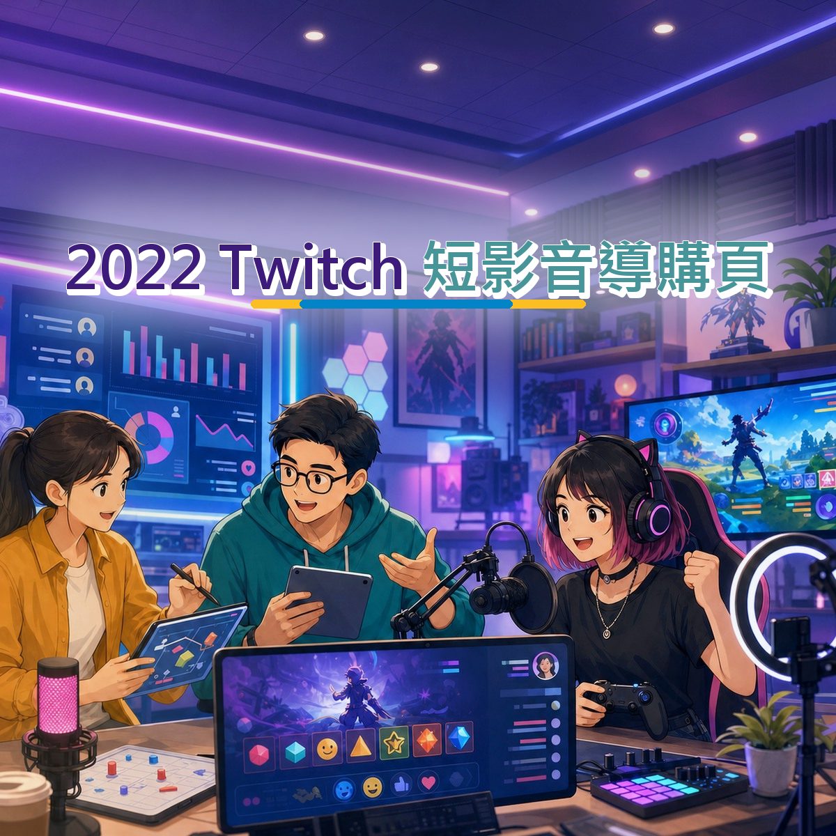 2022 Twitch 上的3C 家電決策路徑：短影音導購頁執行清單｜圈層語言