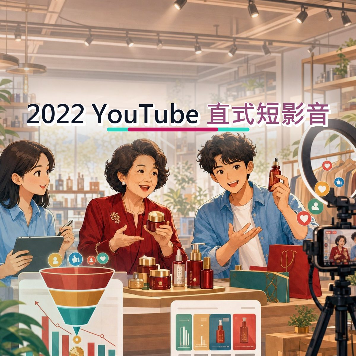 2022 零售電商在 YouTube 怎麼被相信？直式短影音實戰｜留言劇本