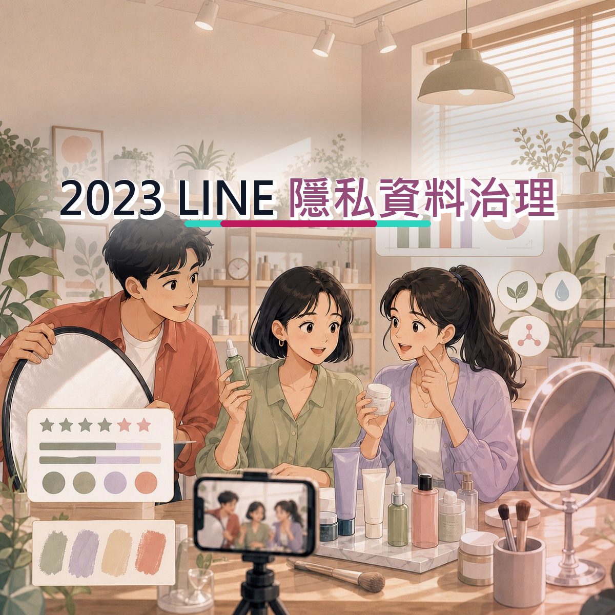 2023 隱私資料治理不是追流行：LINE 的服飾潮流內容方法｜搜尋承接