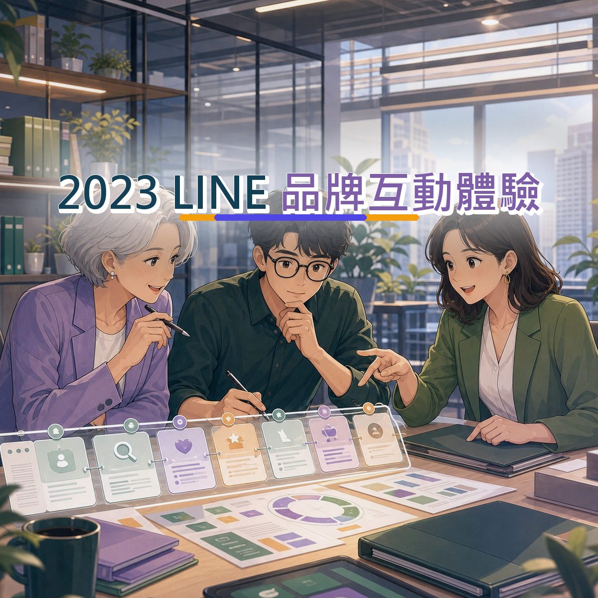 2023 LINE 口碑企劃：用新品暖機接住B2B 服務消費者｜品牌互動體驗
