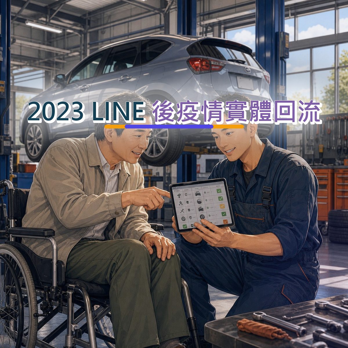 2023 LINE 上的B2B 服務決策路徑：後疫情實體回流執行清單｜社群搜尋